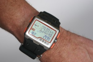 Timex WS4 barometer display.