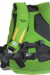 The Sinking Barge is well padded and a waist strap helps keep the pack from sliding side to side on your back. 