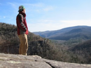 Daniel Byrum in Buffalo River Wilderness, Arkansas