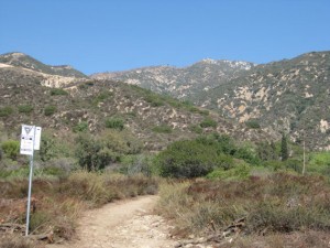 Sam Merrill Trailhead. Largely untouched by the Station Fire.