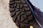 Tractor grip Vibram Tactis DST outsoles have open voids to help self-clean.