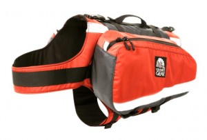 Granite Gear Long Howl dog pack with saddle bags attached.