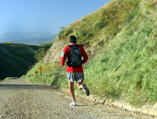 Columbia Ravenous Trail Running shoe on trail