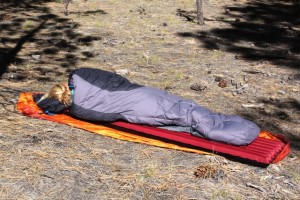 Big Agnes Yampa 40 down sleeping bag. Click to enlarge.