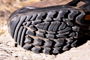 Aggressive Vibram sole pattern are no-nonesense and work great. 