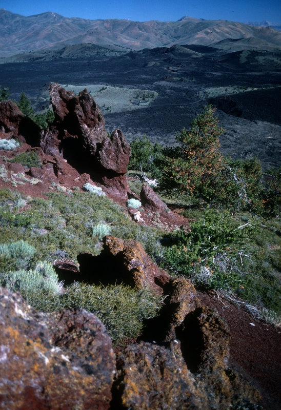 A panoramic view from the top of Big Cinder Butte.