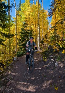 Passing through Aspens in Dark Hollow. Photo by David Oare