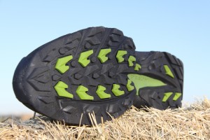 Outsole of 5.10 Dome with Stealth technology.