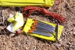 10 Easton Nano tent stakes come with the Rimrock 2P tent.